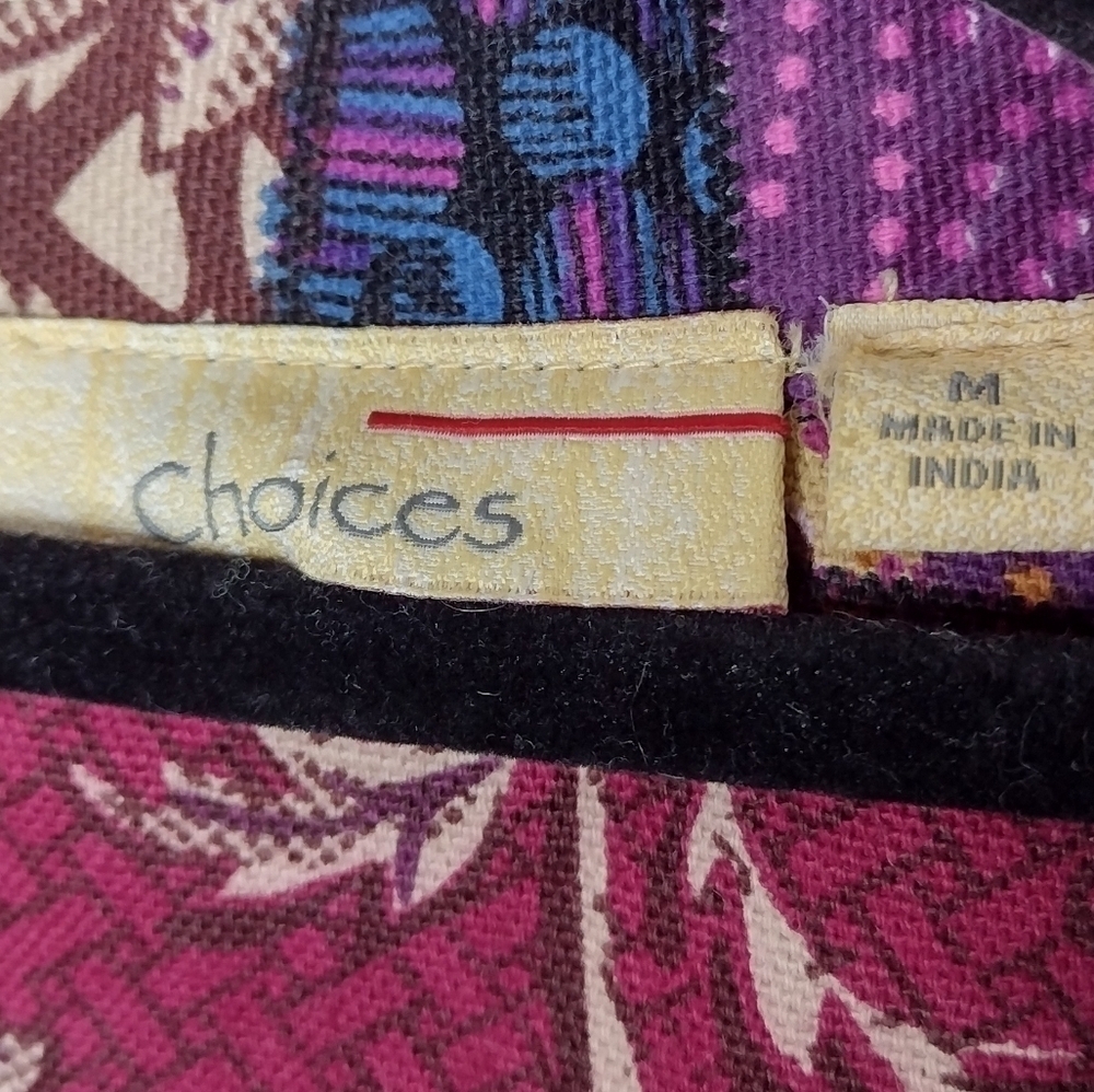 Choices Eclectic Textured Jacket Size M - Picture 7 of 9